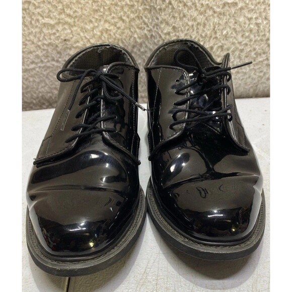 Bates Shoes Mens Size 9.5 Black Lites 00941A Derby Dress Patent Vibram Sole main image 11